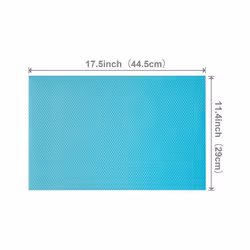 12 Pack Fridge Mats, Washable Fridge Liners, Refrigerator Pad, Easy Clean Shelf Liner, Cut to Size Kitchen Mat