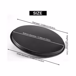 13 Inch Non-Stick Pizza Pan Round Carbon Steel Pizza Tray Mold Baking Tool for Home and Restaurant