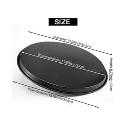13 Inch Non-Stick Pizza Pan Round Carbon Steel Pizza Tray Mold Baking Tool for Home and Restaurant