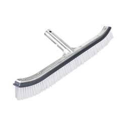Swimming pool brush head, 18 inch aluminum brush head, for cleaning walls and tiles