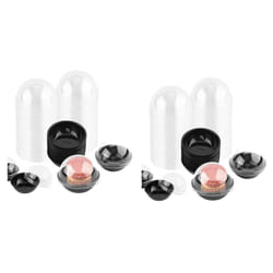 100 Pack Clear Plastic Mini Cupcake Containers Custom Packaging Treat Boxes with Dome Lids for Mini Muffin Macaron