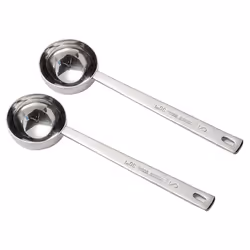 2 tablespoon measuring spoons, coffee spoon, 30ml metal and 3 stainless steel spiral pattern mixing spoons