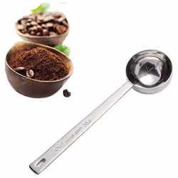 2 tablespoon measuring spoons, coffee spoon, 30ml metal and 3 stainless steel spiral pattern mixing spoons
