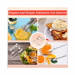 Cheese Butter Knife Set 16 Piece Sausage Accessories Stainless Steel Butter Knife Serving Tongs