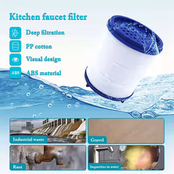 40 Piece Faucet Sprayer Accessories Water Filter Replacement,Hard Water Softener for Kitchen Faucets,Faucet Water Filter