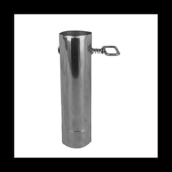Stove Pipe Stainless Steel Chimney Furnace Tube Adjustable Wood Stove Chimney Pipe Outdoor Camping Accessories