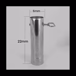 Stove Pipe Stainless Steel Chimney Furnace Tube Adjustable Wood Stove Chimney Pipe Outdoor Camping Accessories
