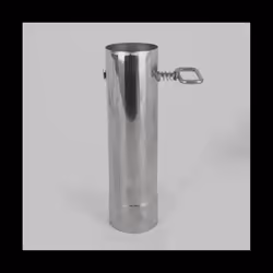 Stove Pipe Stainless Steel Chimney Furnace Tube Adjustable Wood Stove Chimney Pipe Outdoor Camping Accessories