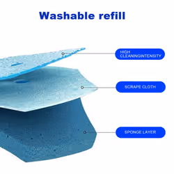 Disposable Toilet Cleaning System Disposable Toilet Flushable Refill Brush Flushable Refills - 48 Refills