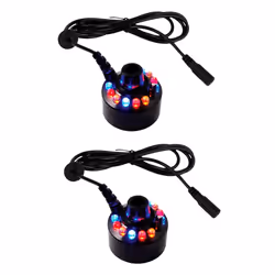 2X Mist Maker, Indoor Fountain Mister Foggers, Small Pond Fog Machine Atomizer Air Humidifier for Halloween, Christmas