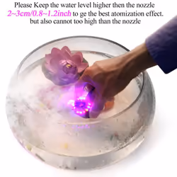 2X Mist Maker, Indoor Fountain Mister Foggers, Small Pond Fog Machine Atomizer Air Humidifier for Halloween, Christmas