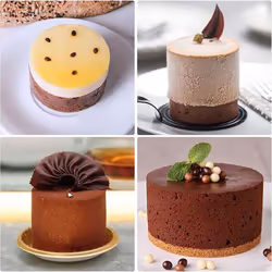 10 Pieces Stainless Steel Mousse Rings Round Biscuit Cutter Cake Mold Kitchen Baking Pastry Tool for Tart,Fondant,Etc