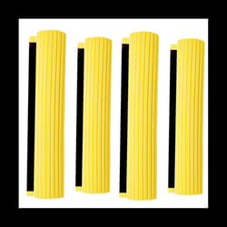 Mop Roller Head Refill Sponge Refills Cleaning Pads Absorbent Replacement Wet Mopping Clothes Accessories Eraser 4Pack