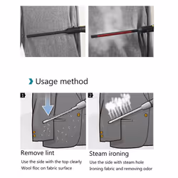 2X for SC2 SC3 SC4 SC5 Cleaner Brush Fabric Carding Brush Nozzle Hanging Ironing Nozzle Ironing Brush Rod