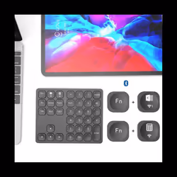 Mini Wireless Bluetooth Keyboard Phone Tablet Keyboard Bluetooth Keyboard Mouse for Android White