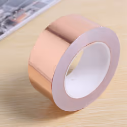2X Copper Foil Tape 50mm x 30M for EMI Shielding Conductive Adhesive for Electrical Repairs,Snail Barrier Tape Guitar