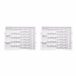 2X 42 Grid Storage Container,Transparent Box Plastic Case Tool