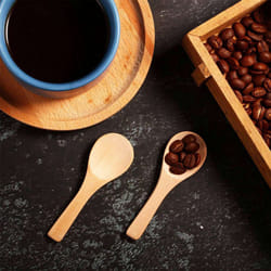 300 Pieces Small Wooden Spoons Mini Nature Spoons Wood Honey Teaspoon Cooking Condiments Spoons for Kitchen