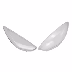 2X Car Left Headlight Shell Lamp Shade Transparent Cover Headlight Glass Headlight Lens Cover for 2 2007-2012