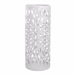 Hollow Umbrella Stand Rack Umbrella Holder for Indoor Long and Short Handle Umbrella Bucket and Storage Organizer White