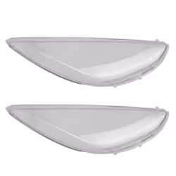 2X Car Right Headlight Shell Lamp Shade Transparent Cover Headlight Glass Headlight Lens Cover for 2 2007-2012