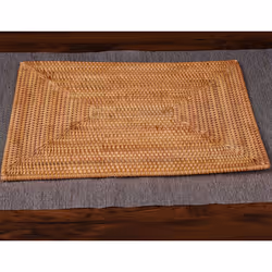 4 Pcs Table Mats Non Rattan Placemats Dining Table Heat Resistant Woven Place Mats Insulation Heat Resistant Mats