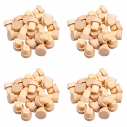 200Pc Wine Bottle Cork T Shaped Cork Plugs for Wine Cork Wine Stopper Reusable Wine Corks Wooden and Rubber Wine Stopper