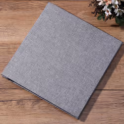 3X Photo Album Scrapbook Linen Art DIY Memory Book Thick Pages with Protective Film Save Images Permanently,