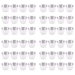 96 Pack Stainless Steel Condiment Sauce Cups,Commercial Grade Dipping Sauce Cups,Ramekin Condiment Cups Portion Cups