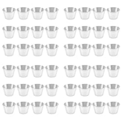 96 Pack Stainless Steel Condiment Sauce Cups,Commercial Grade Dipping Sauce Cups,Ramekin Condiment Cups Portion Cups