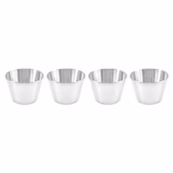96 Pack Stainless Steel Condiment Sauce Cups,Commercial Grade Dipping Sauce Cups,Ramekin Condiment Cups Portion Cups
