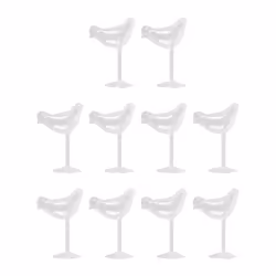 10 x 150ml Bird Shape Cocktail Goblet Glass Personality Molecular Smoked Modeling Glass Fantasy Wine Goblet