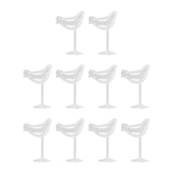 10 x 150ml Bird Shape Cocktail Goblet Glass Personality Molecular Smoked Modeling Glass Fantasy Wine Goblet