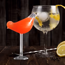10 x 150ml Bird Shape Cocktail Goblet Glass Personality Molecular Smoked Modeling Glass Fantasy Wine Goblet
