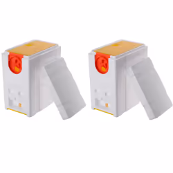 2X Honey Beehive Frame Beekeeping Box Bee King Pollination Box Bee Mating Copulation Box Beekeeping Equipment