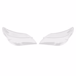 2x Car Headlight Lens Glass Lamp Cover Cover Lampshade Light Shell Product for E60 E61 2003-2010 Right and Left