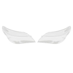 2x Car Headlight Lens Glass Lamp Cover Cover Lampshade Light Shell Product for E60 E61 2003-2010 Right and Left