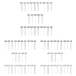 25 Packs Metal Plant Labels Signs for Garden Flowers Potted Plants