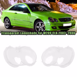 Car Front Right Headlight Lens Cover Transparent Lampshade Glass Lamp Cover Caps for W209 CLK 2003-2006