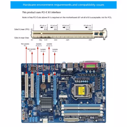 6X PCIe to Serial Ports RS232 Interface PCI-E PCI Express Card Adapter Industrial Control Computer Expansion Card