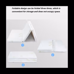 Folding Mattress Natural Bamboo Soft Folding Mattress Guest Mattress Foldable