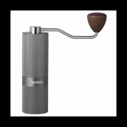 Manual Coffee Grinder with 24 Position Adjustable Espresso Machine Stainless Steel 420 Grey