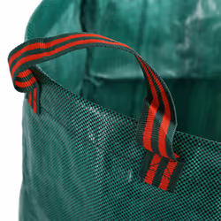 6X 270L Garden Waste Bag Strong Waterproof Heavy Duty Reusable Foldable Rubbish Grass Sack