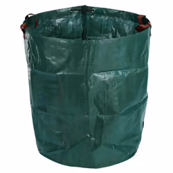 6X 270L Garden Waste Bag Strong Waterproof Heavy Duty Reusable Foldable Rubbish Grass Sack