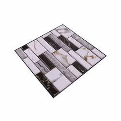 50 Pcs Wall Tile Sticker Home Bathroom Kitchen Brick 3D Wall Decor Stickers Tile Art Backsplash 30X30cm