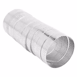 60 Pcs Circular Stainless Steel Tart Ring Tower Pie Cake Mould Perforated Cake Mousse Ring,8cm