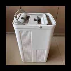 Lazy Floor Mop Flat Mop -Washing Mopping Artifact Microfiber Cloth Mop with Bucket Household Mops