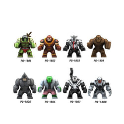128PCS Avengers Super Heroes Mini Figures DC Set Fit Lego - 8PCS-N