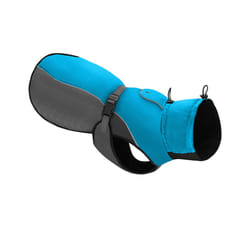 Waterproof Big Dog Clothes Warm Large Dog Coat Jacket Reflective Raincoat Clothing For Medium Large Dogs French Bulldog - Blue, XL