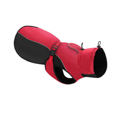 Waterproof Big Dog Clothes Warm Large Dog Coat Jacket Reflective Raincoat Clothing For Medium Large Dogs French Bulldog - Red, 2XL